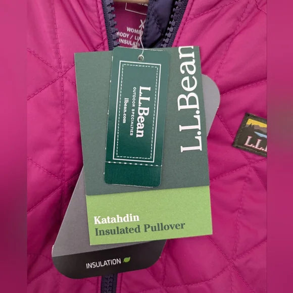 LLBean Katahdin Insulated Pullover NWT - Picture 2 of 9